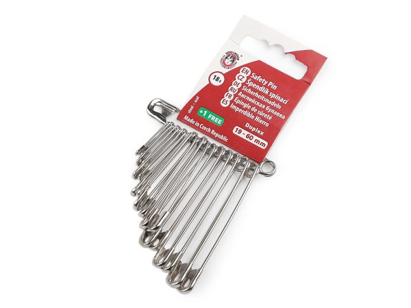 Spínací špendlíky mix velikostí