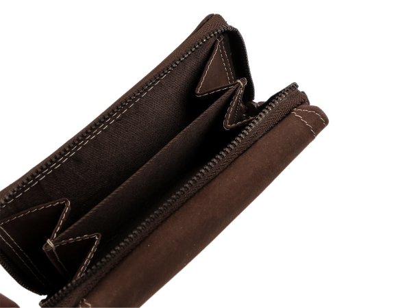 Dámská peněženka kožená 9x12,5 cm