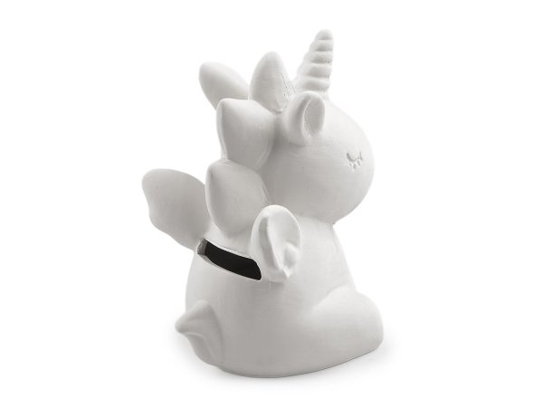 Pokladnička jednorožec k domalování