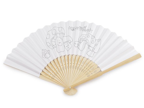 Dětský vějíř k domalování / vymalování