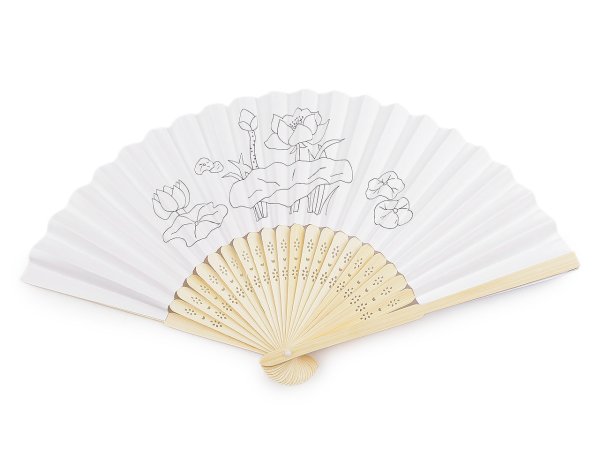 Dětský vějíř k domalování / vymalování