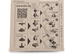 Knoflíky stiskací s pérkem Wuk Ø13,5 mm vodotěsné