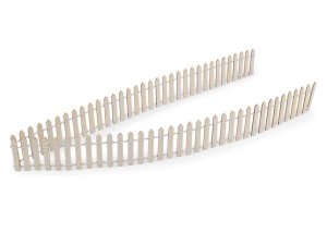 Dřevěný plot tvarovatelný 90 cm