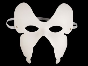 Karnevalová maska - škraboška k domalování