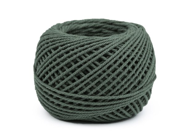 Bavlněná příze macrame / háčkovací 40 g rozčesávací