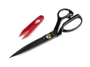 Krejčovské nůžky PIN délka 27; 28 cm a cvakačky v krabičce