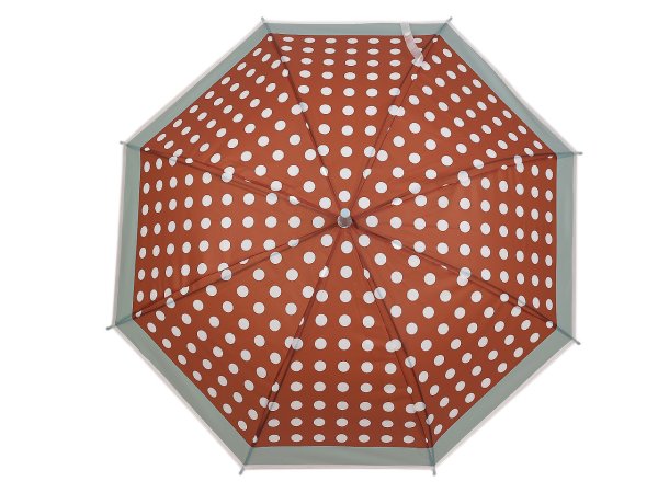 Dámský / dívčí vystřelovací deštník puntík