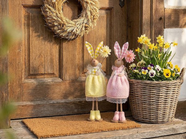 Velikonoční zajíček s květem