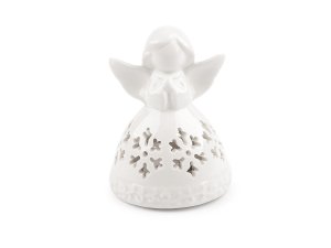 Porcelánový anděl svítící