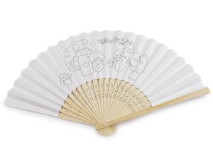 Dětský vějíř k domalování / vymalování