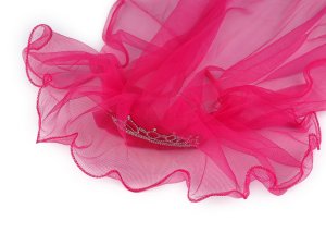 Čelenka / korunka do vlasů se závojem