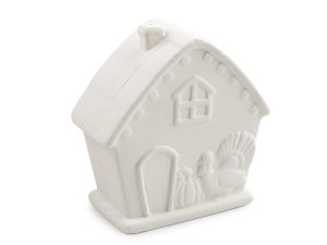 Pokladnička domeček k domalování