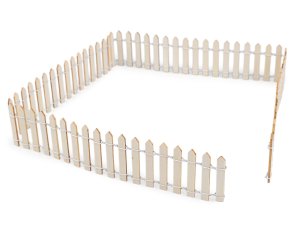 Dřevěný plot tvarovatelný 90 cm