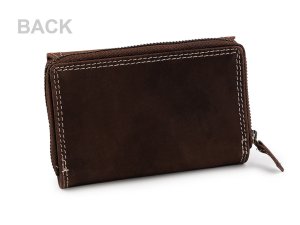 Dámská peněženka kožená 9x12,5 cm