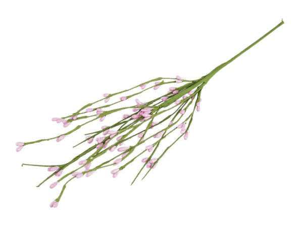 Umělá větvička s pupeny na drátku tvarovatelná