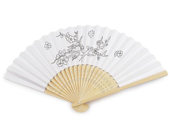 Dětský vějíř k domalování / vymalování