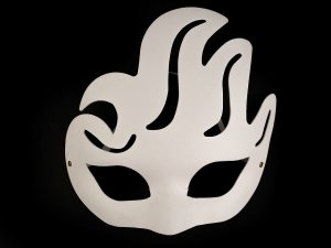 Karnevalová maska - škraboška k domalování