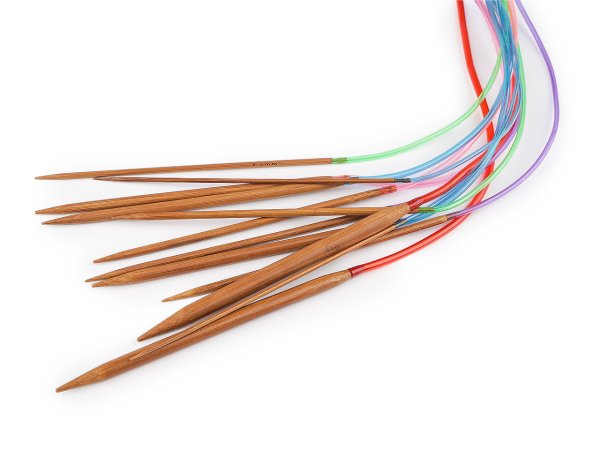 Kruhové jehlice bambusové č. 2-8