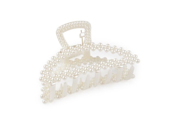 Skřipec do vlasů perlový