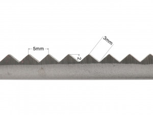 Entlovací nůžky délka 24 cm zoubky