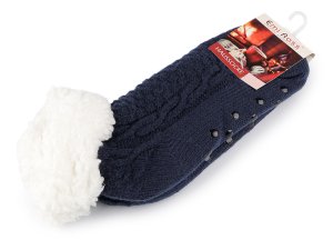 Ponožky zimní s protiskluzem, krátké