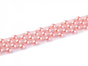 Borta s perlami - půlperle šíře 14 mm