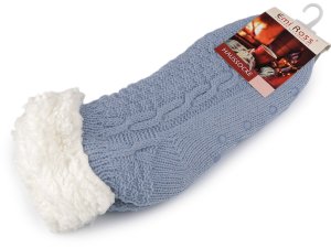 Ponožky zimní s protiskluzem, krátké
