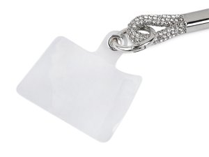 Kamínkový přívěsek / poutko na mobilní telefon, klíče s plastovou vložkou