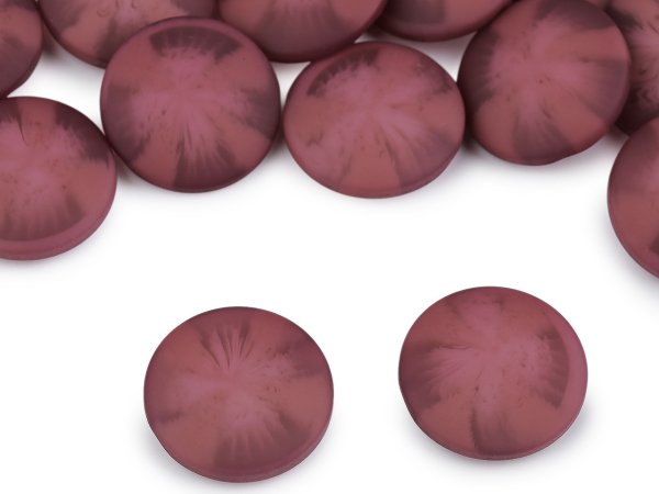 Knoflík kabátový, sakový - sametový efekt velikost 34", 40", 48"