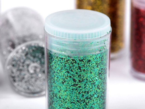 Sada glitrů / třpytek v dózičkách 8 ks 4 g