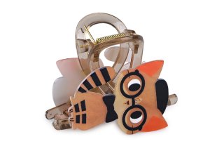 Skřipec do vlasů kočka