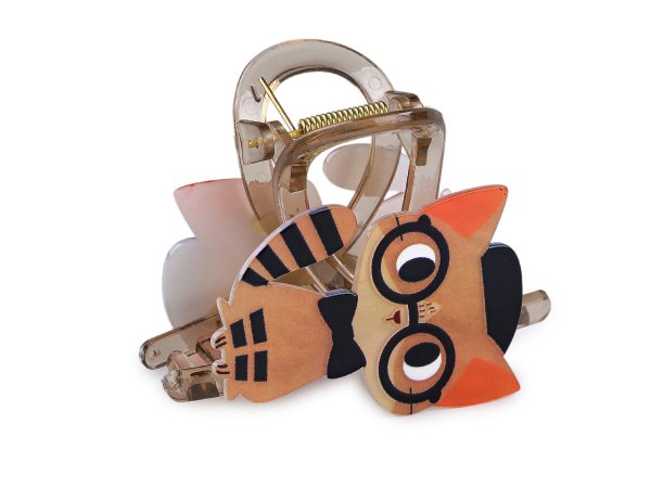 Skřipec do vlasů kočka