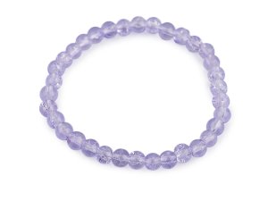 Náramek pružný ze skleněných korálků