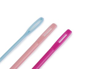 Jehly plastové se zahnutou špičkou sada 3 ks mix velikostí