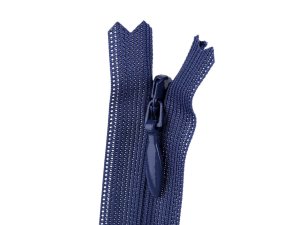 Spirálový zip skrytý YKK No 3 délka 50 cm dederon