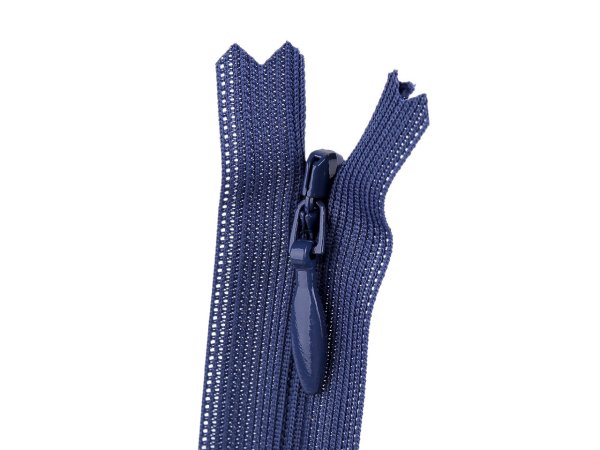 Spirálový zip skrytý YKK No 5 délka 60 cm dederon