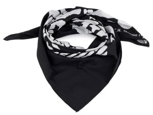 Bavlněný šátek lebka 70x70 cm