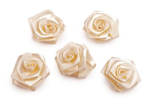 Saténová růže Ø50 mm