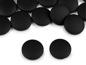 Knoflík kabátový, sakový - sametový efekt velikost 34", 40", 48"