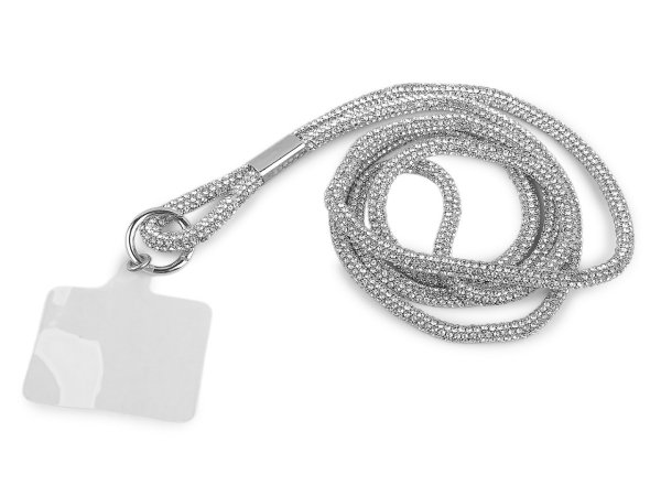 Kamínková šňůra na mobilní telefon s plastovou vložkou