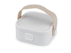 Malá šperkovnice plastová, cestovní 4x9x9 cm