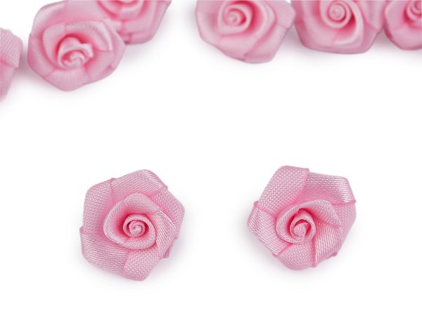 Saténová růže Ø15 mm