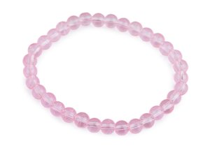 Náramek pružný ze skleněných korálků