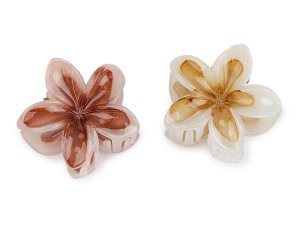 Skřipec do vlasů květ sada 2 ks