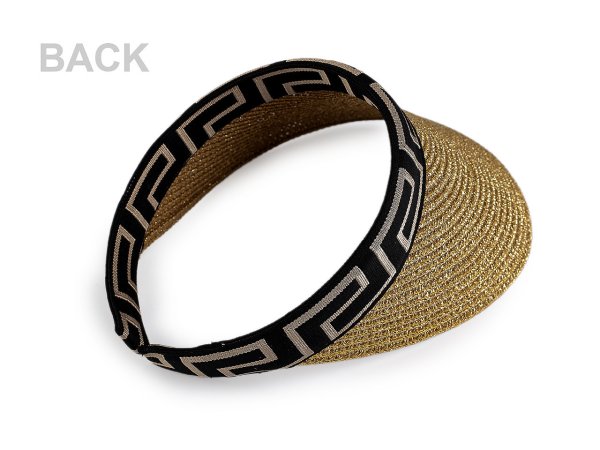 Dámský letní kšilt pružný, metalický