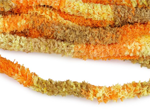 Jumbo mikroplyšové drátky na tvoření / výrobu zvířátek melír Ø20 mm délka 100 cm