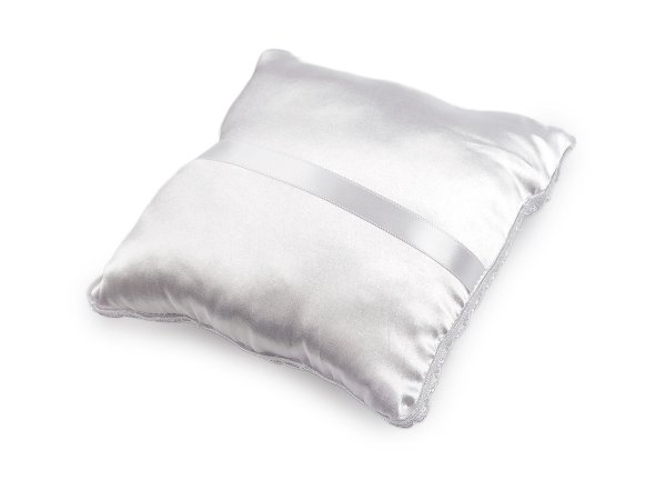 Polštářek na svatební prstýnky 16x16 cm