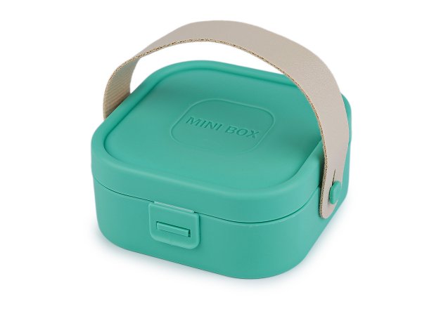 Malá šperkovnice plastová, cestovní 4x9x9 cm