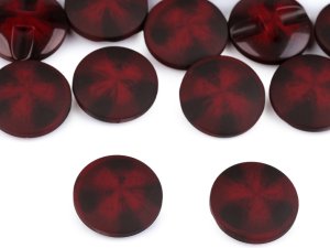 Knoflík kabátový, sakový - sametový efekt velikost 34", 40", 48"