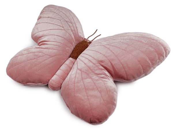 Dekorační polštář motýl 45x32 cm
